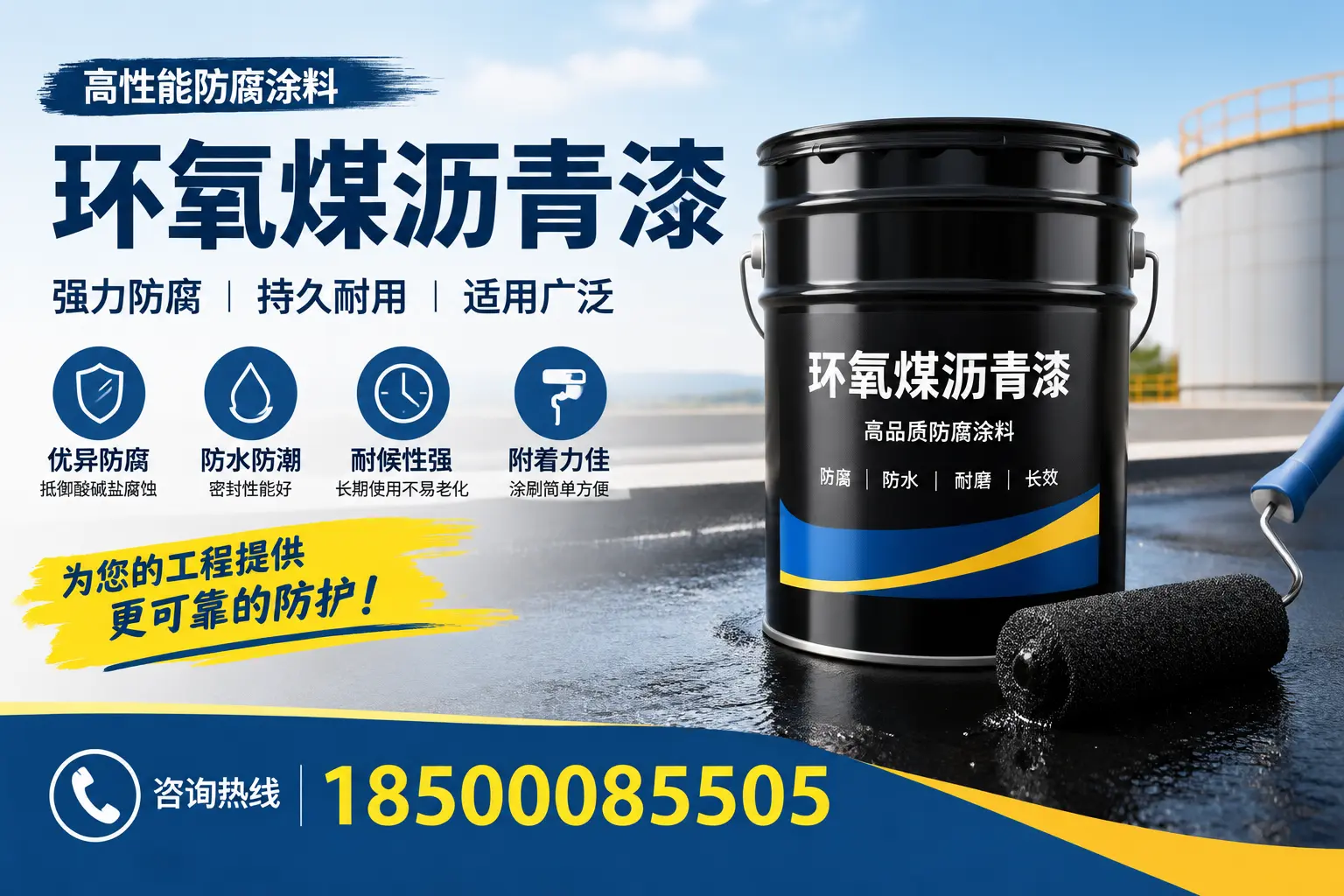 环氧煤沥青漆的施工步骤详解，大同装修必备知识